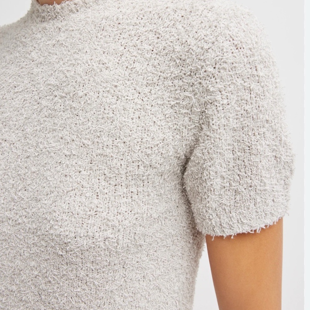 TIBI Serviette Baby Tee in Optic White - S - NWT